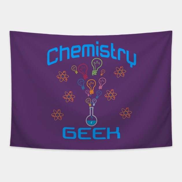 Chemistry Geek Tapestry by letnothingstopyou