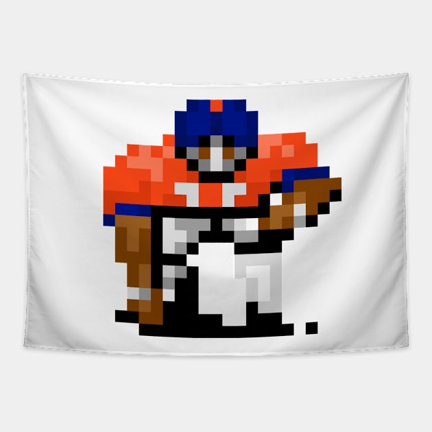 16-Bit Lineman - Denver Tapestry by The Pixel League