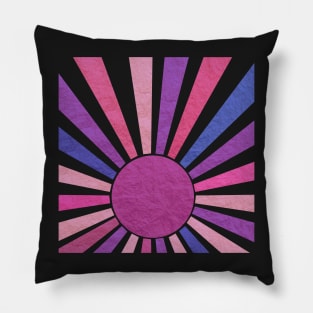 Dusk Sun Rays Pillow