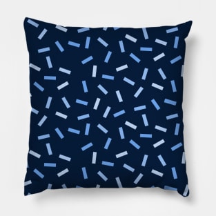 Blue Sprinkles Pillow