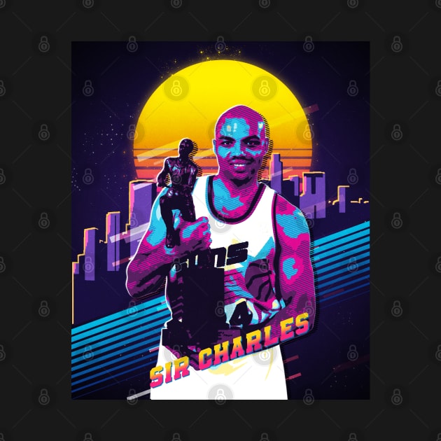 Charles Barkley The Chuck Basketball Legend Signature Vintage Retro 80s 90s Bootleg Rap Style by CarDE