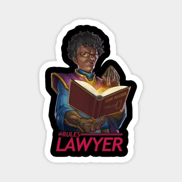 The Rules Lawyer Magnet by GmLemas 