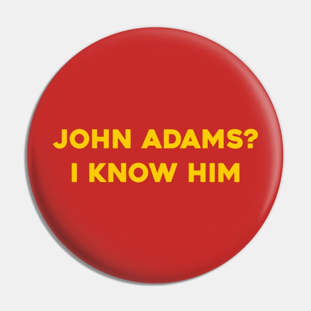 I Know Him Pin by Solenoid Apparel