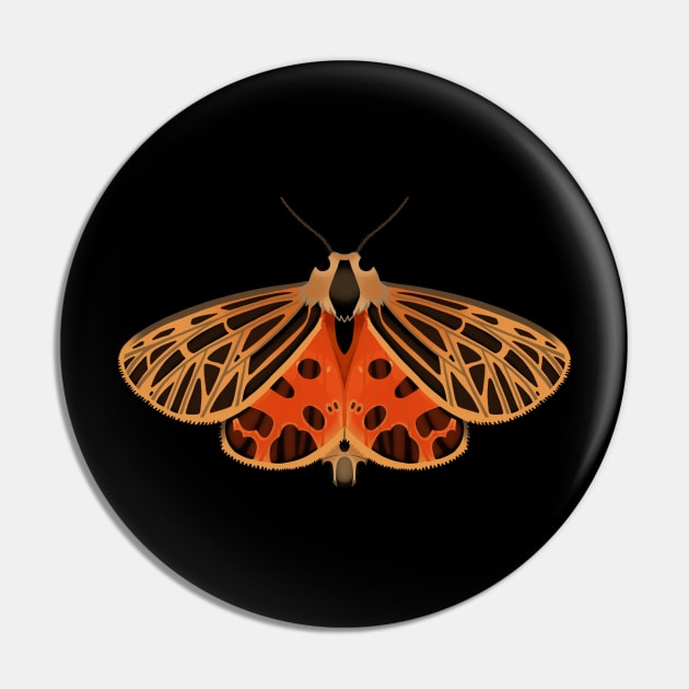 Tiger Moth Pin by lqmaple