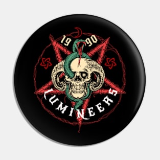 snake on lumineers's head Pin