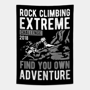 Rock Climbing Extreme Tapestry