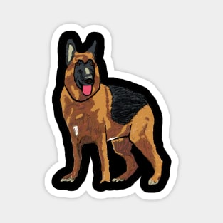 German Shepherd Alsatian Magnet