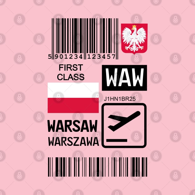 Warsaw Poland travel ticket by Travellers