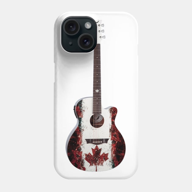 Canada Guitar Phone Case by Pam069