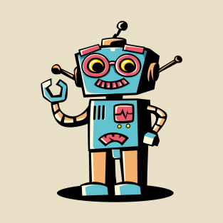 retro robot T-Shirt