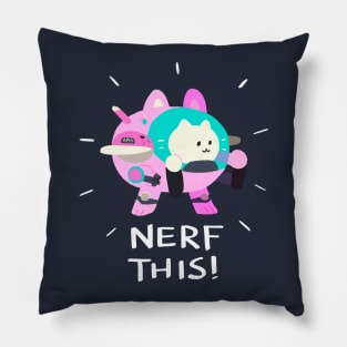 Meowverwatch -Nerf This! Pillow