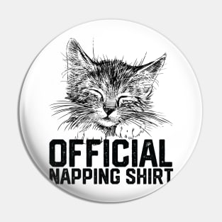 officiall napping shirt Pin