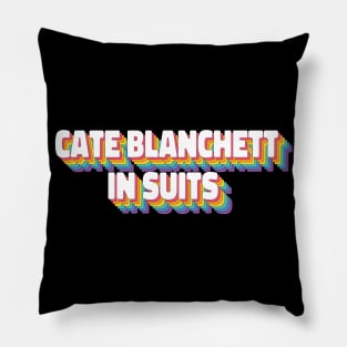 Cate Blanchett in Suits Pillow