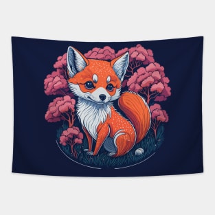 Kitsune Fox Tapestry