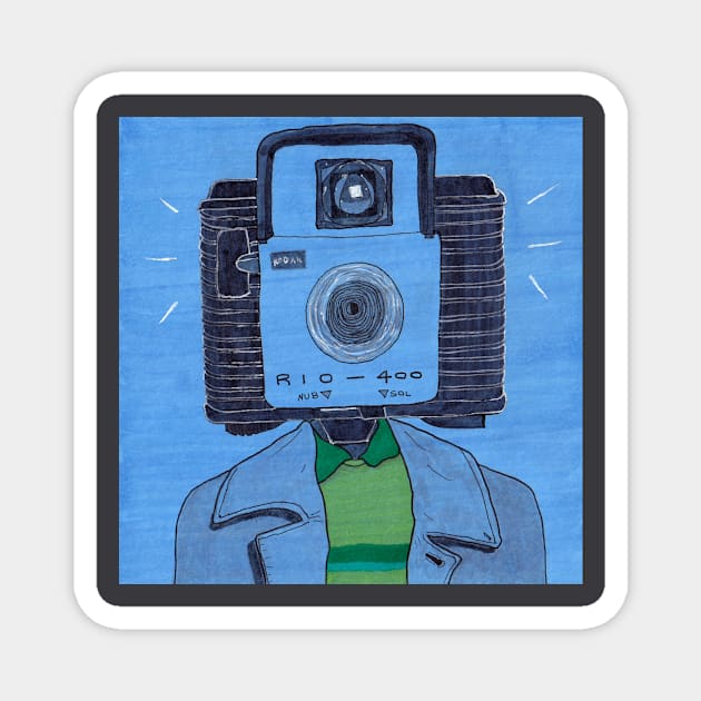 Cameraman Magnet by joannatruman