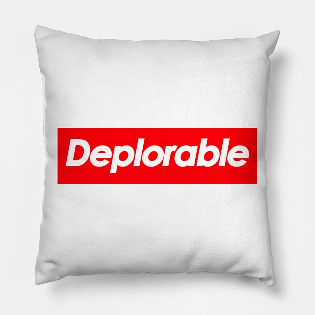 deplorable Pillow by ilovemubs