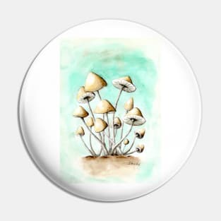 mushrooms Pin