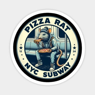 Pizza Rat New York Subway NYC Subway Train Magnet