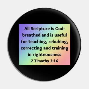 Bible Verse 2 Timothy 3:16 Pin