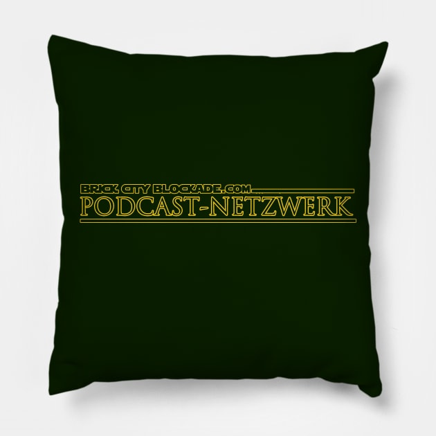 Brick City Blockade Podcast Network | Fanhemd Pillow by brickcityblockade