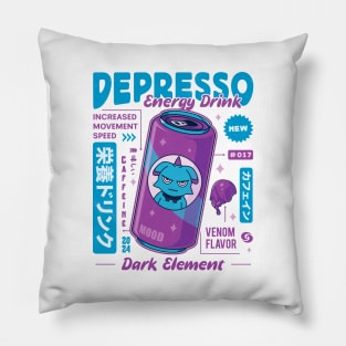 Depresso Energy Drink Pillow