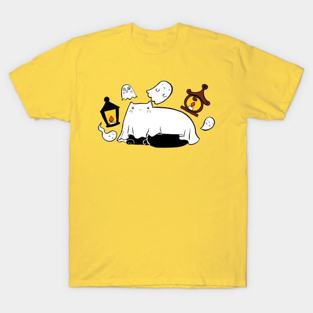 Ghost Lantern Kitty Kitty T Shirt Teepublic