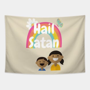 Hail Satan Cute Kids Tapestry