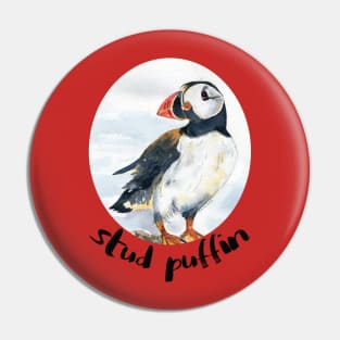 stud puffin Pin