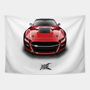 shelby gt500 red Tapestry