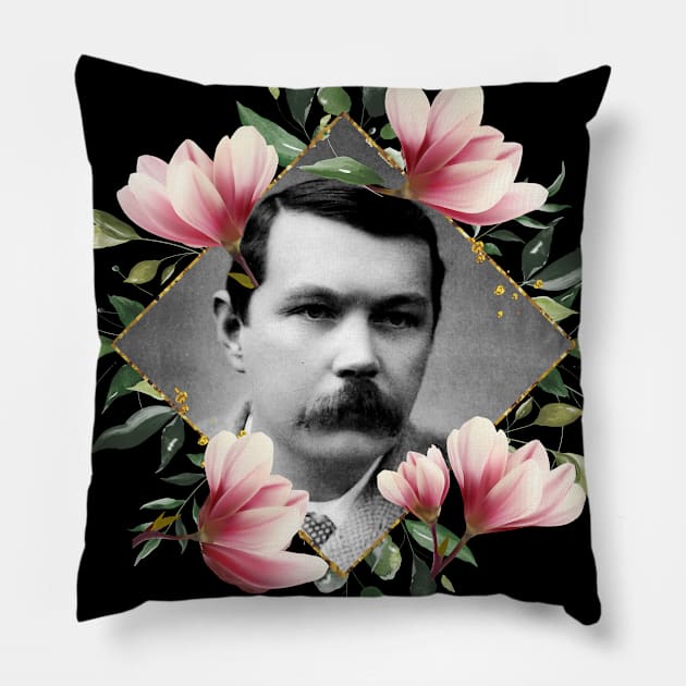 Arthur Conan Doyle Pillow by TheLiterarian