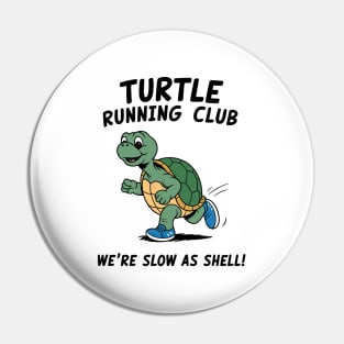 Turtle Running Club Pin