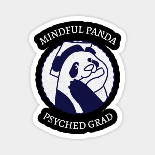 Funny Panda Psychology Graduation Magnet