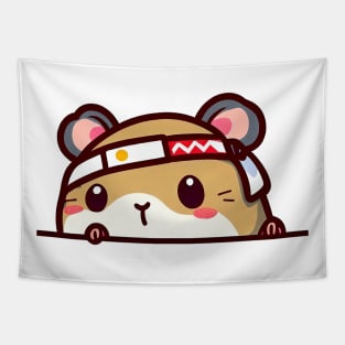 Sneaky japanese hamster so cute Tapestry