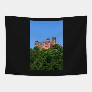 Schönburg, castle, Oberwesel, Middle Rhine, Rhine, Rhineland-Palatinate, Germany Tapestry