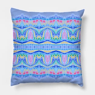 Watercolor border Pillow