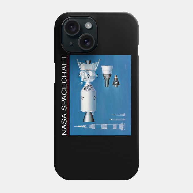 NASA Spacecraft Comparison Phone Case by ocsling