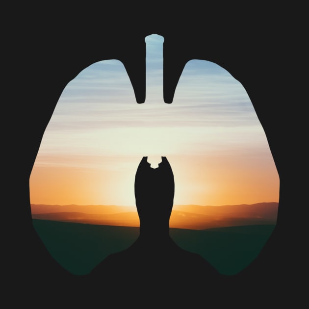 Sun set Lungs design by Aziz