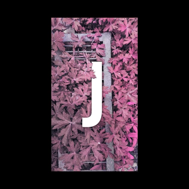 Alphabet J art Phone case by Yazdani Hashmi