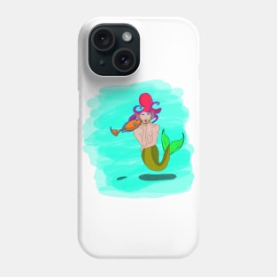 Mermaid man Phone Case