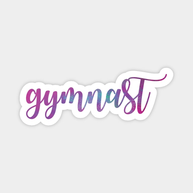 Gymnast Magnet by sportartbubble