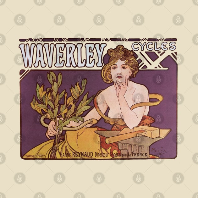 Poster for waverly cycles by UndiscoveredWonders