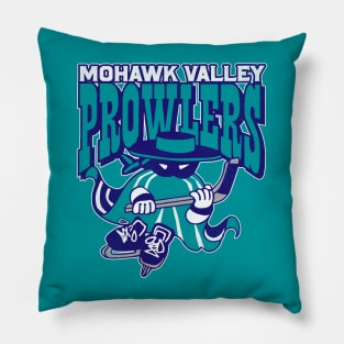 Defunct Mohawk Valley Prowlers Hockey Team Pillow