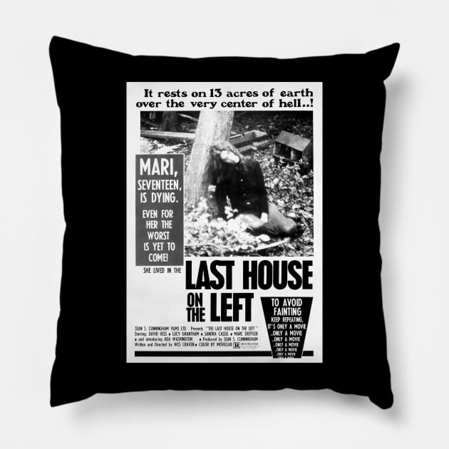 Last House On The Left Pillow by Scum & Villainy