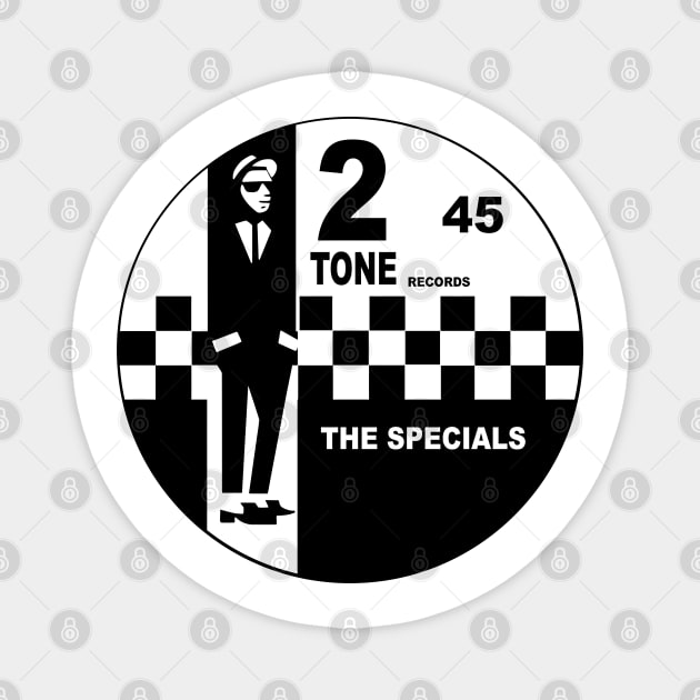 Vintage ska music Magnet by dowmolly_studio