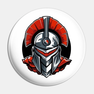 Spartan Helmet T-Shirt design Pin
