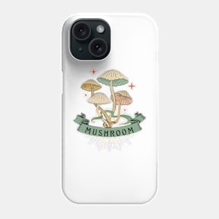 Colorful Vintage Mushroom Phone Case