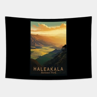Haleakala National Park Travel Poster Tapestry
