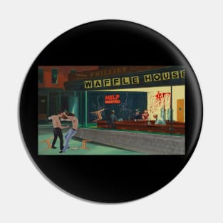 Waffle House Fighting Nighthawk Pin