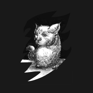 Cat ink drawing - gothic art and designs T-Shirt