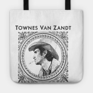 Townes Van Zandt Vintage Retro Style Fanart Design Tote